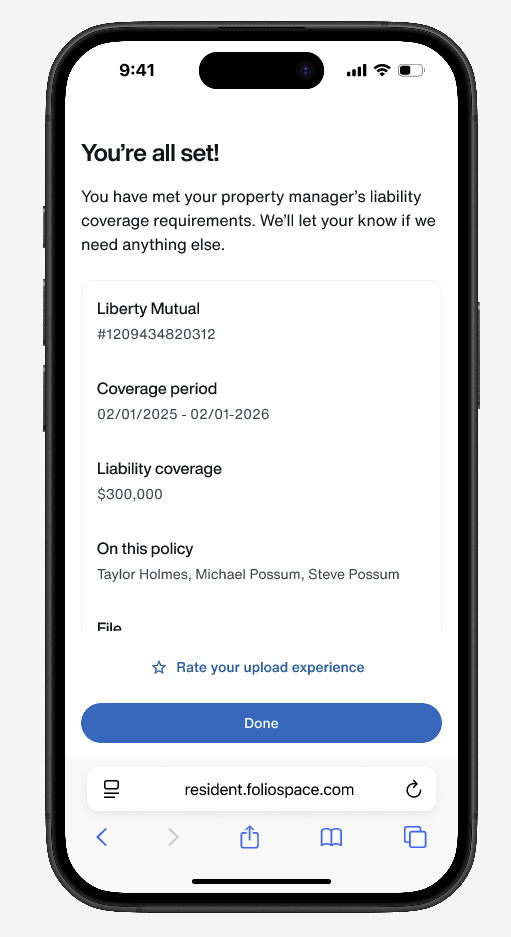 Real-time results and feedback placeholder